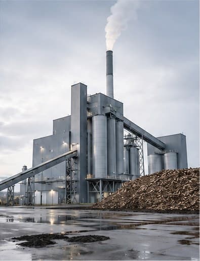 Biomass and waste-to-energy plant